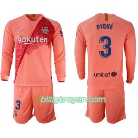 Billige Fotballdrakter FC Barcelona Pique 3 Barn Tredjedraktsett 2018/19 Langermet